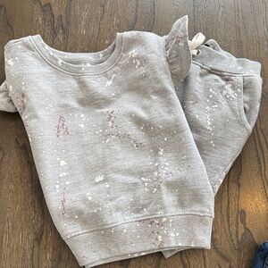 Joe's Jeans Gray and White Kids Matching Set 6X